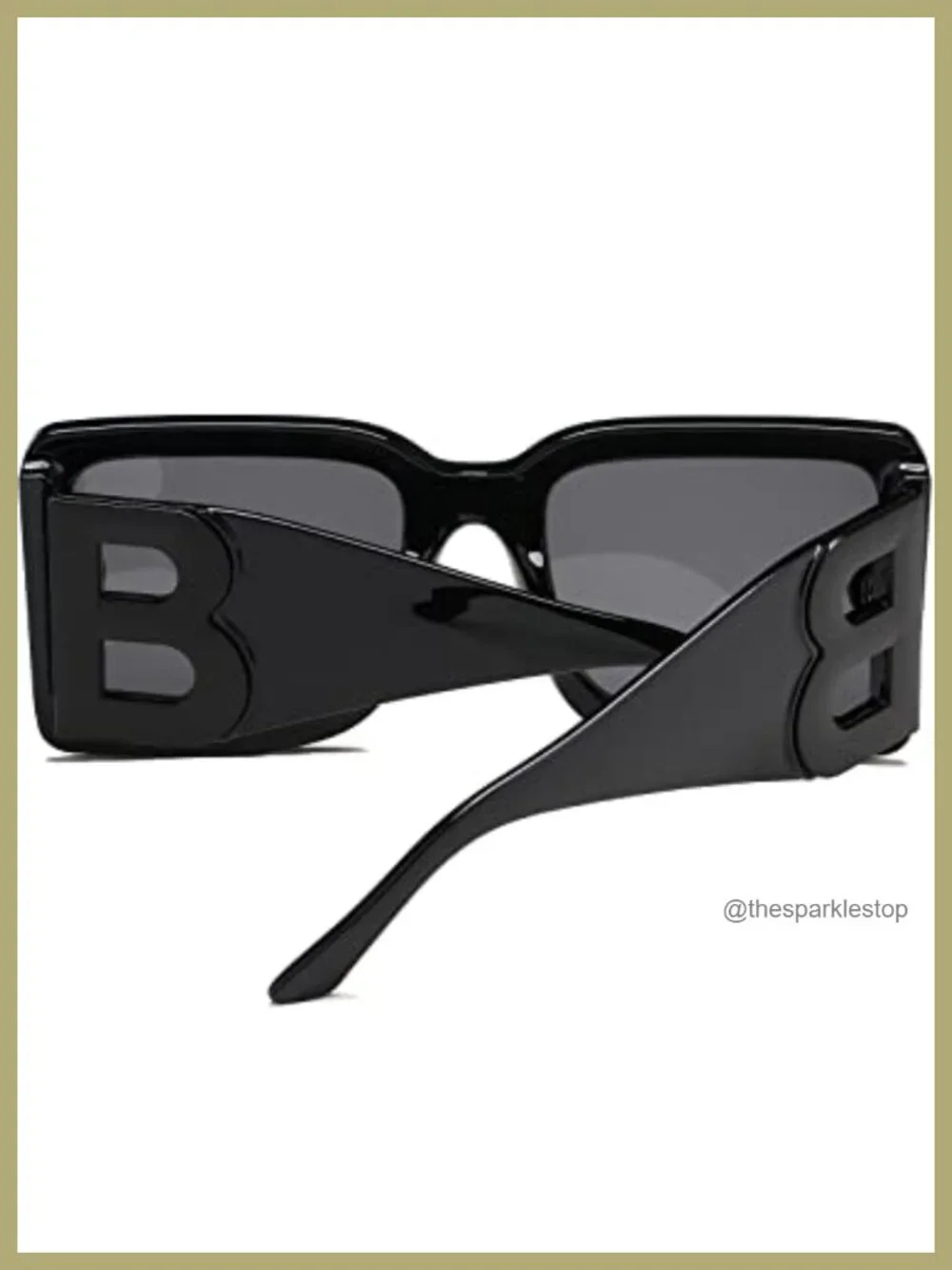 Large Square Sunglasses for Women UV400 Protection Designer